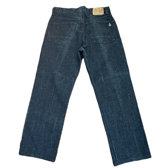 Volcom Zip Relaxed Fit Men's Denim Jeans, Dark Blue, Size 32 x 34 - Picture 2 of 12